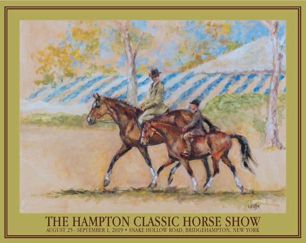 Hampton Classic Poster 2019 - "Passing Traditions Along"